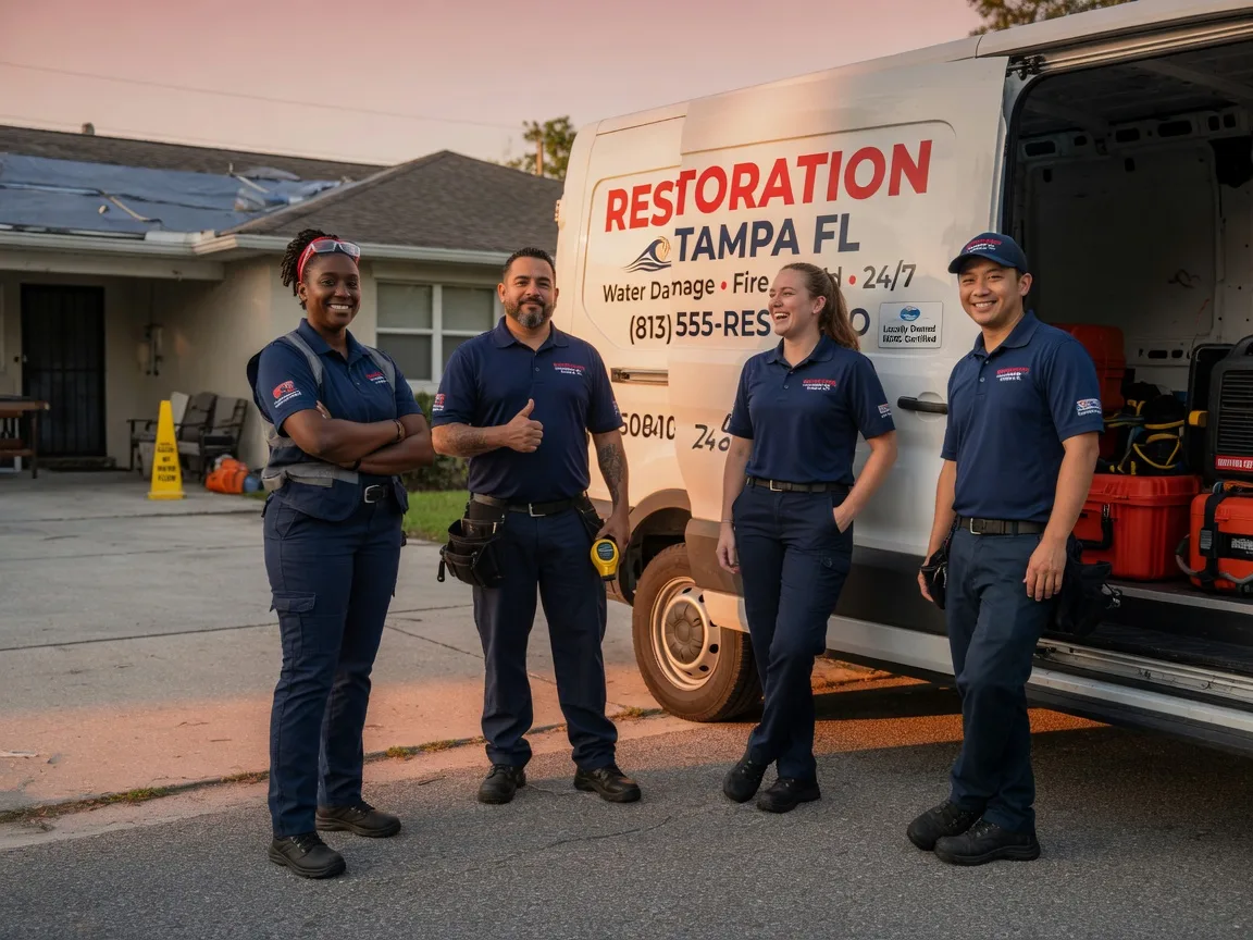 Water Damage Restoration company in Hallettsville, TX